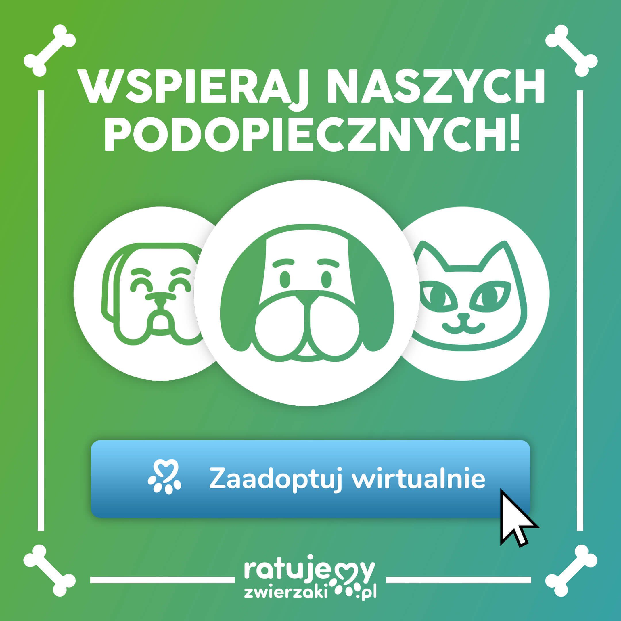 Zaadoptuj wirtualnie: https://www.ratujemyzwierzaki.pl/lepszyswiat